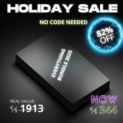 Xmas promotional graphic with a discount offer on a product bundle.